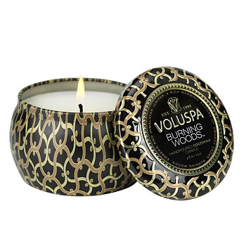 Voluspa Burning Woods Small Tin