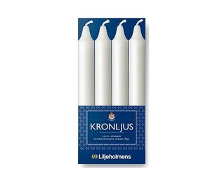 Liljeholmens Kronljus 22/4-p Vit