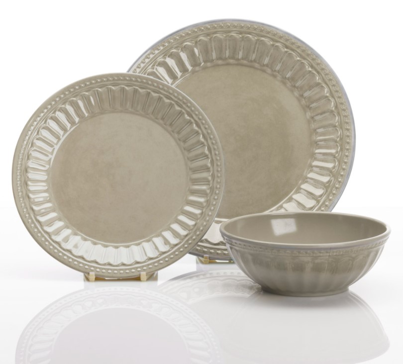 Melamine tableware Vintage. 12 pieces