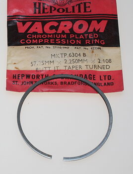 Männänrengas 57,25 x 2,25 mm NOS Hepolite Crome Hepolite Crome