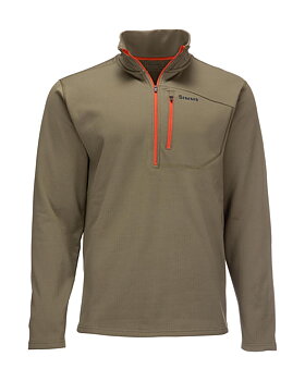 Simms Thermal  1/4 Zip Top - Dark Stone