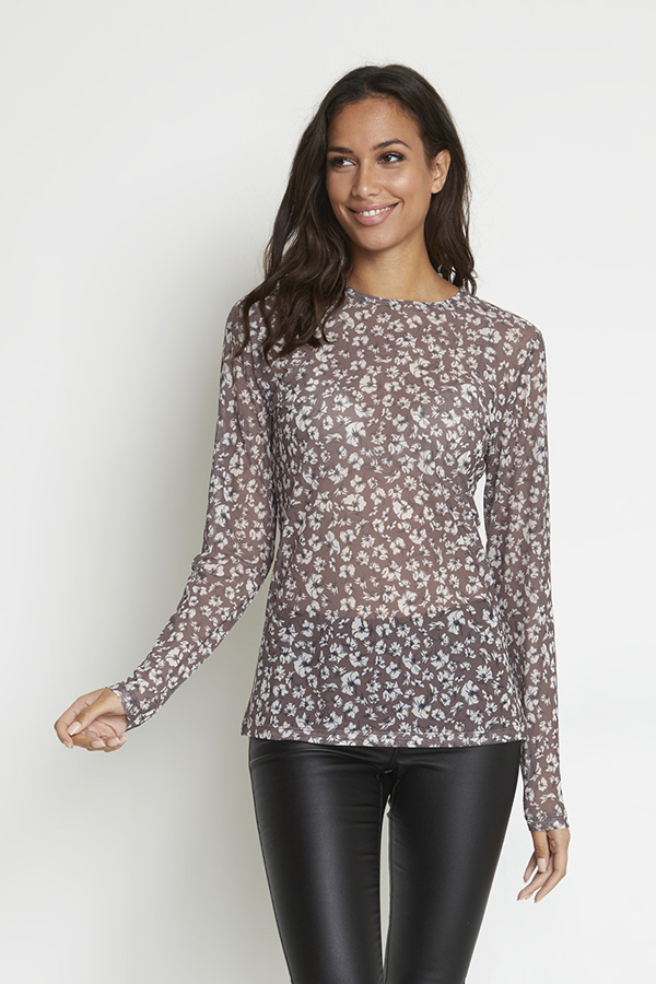 Kaffe - Mesha Blouse Shopping Bag / Sand Petit Fleur
