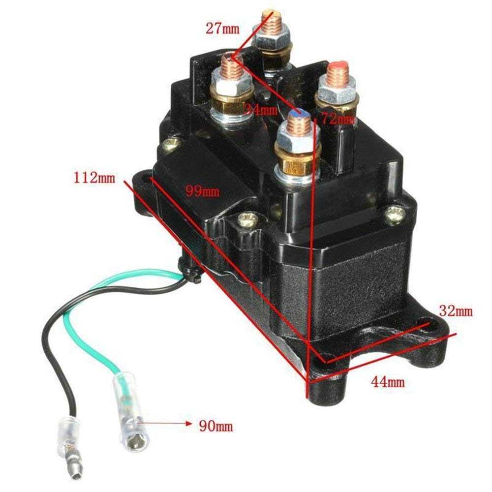 Vinsch relä / kontaktor 12V förberedd f. Radio - 3