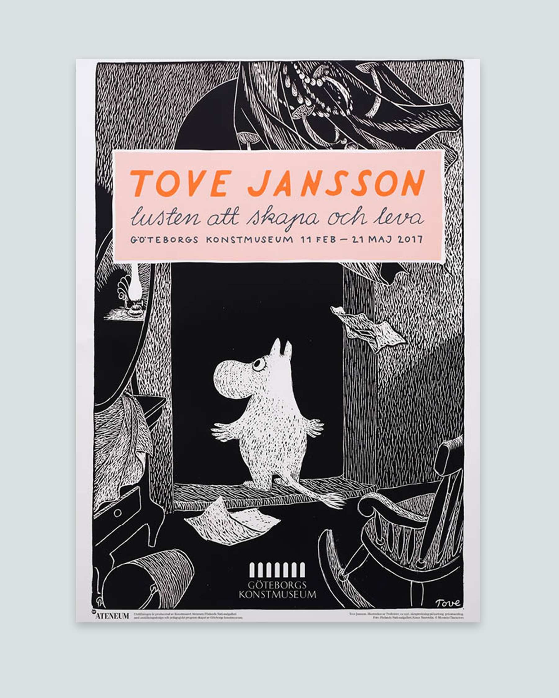 Utställningsaffisch, Tove Jansson