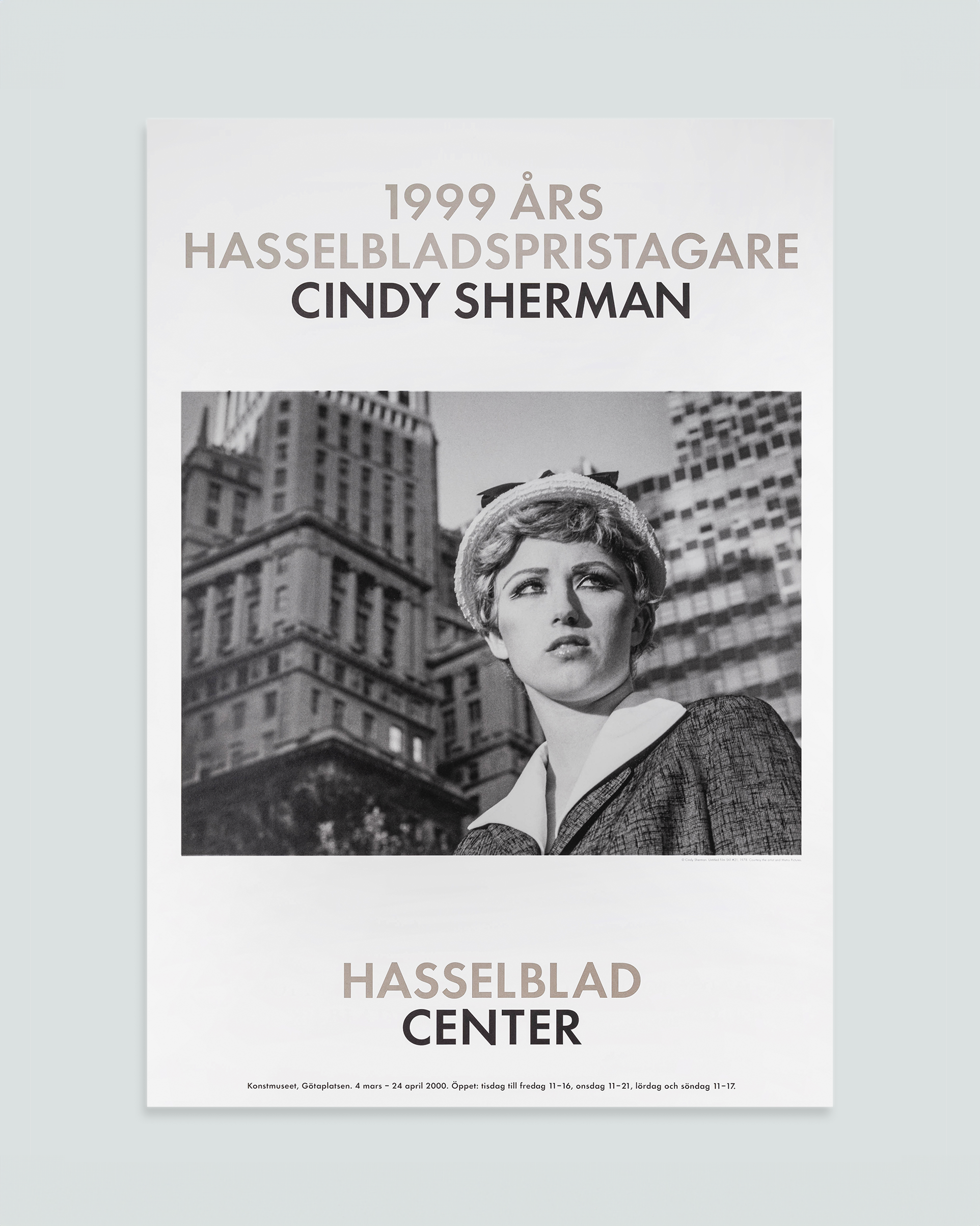 Utställningsaffisch, Cindy Sherman