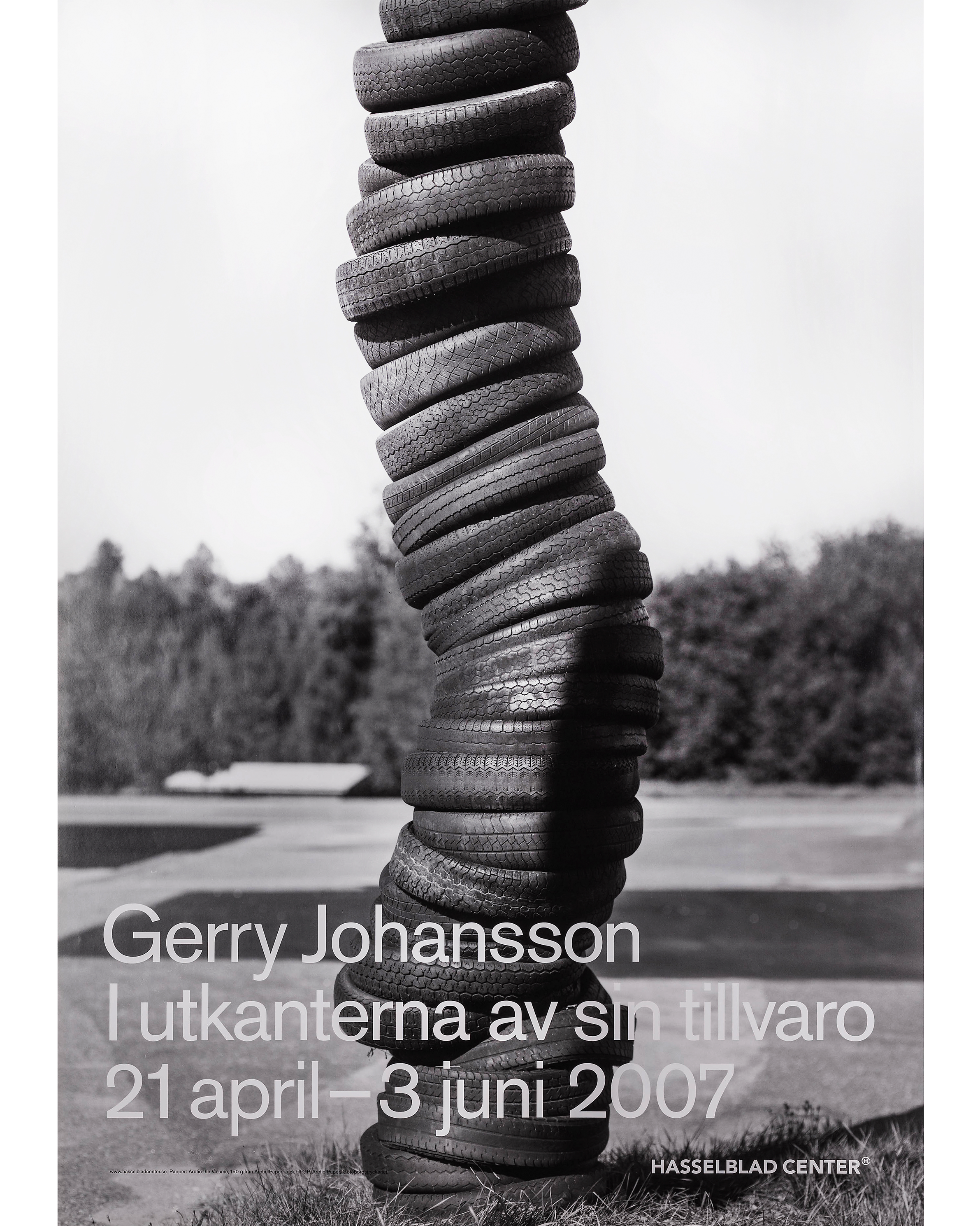Utställningsaffisch, Gerry Johansson