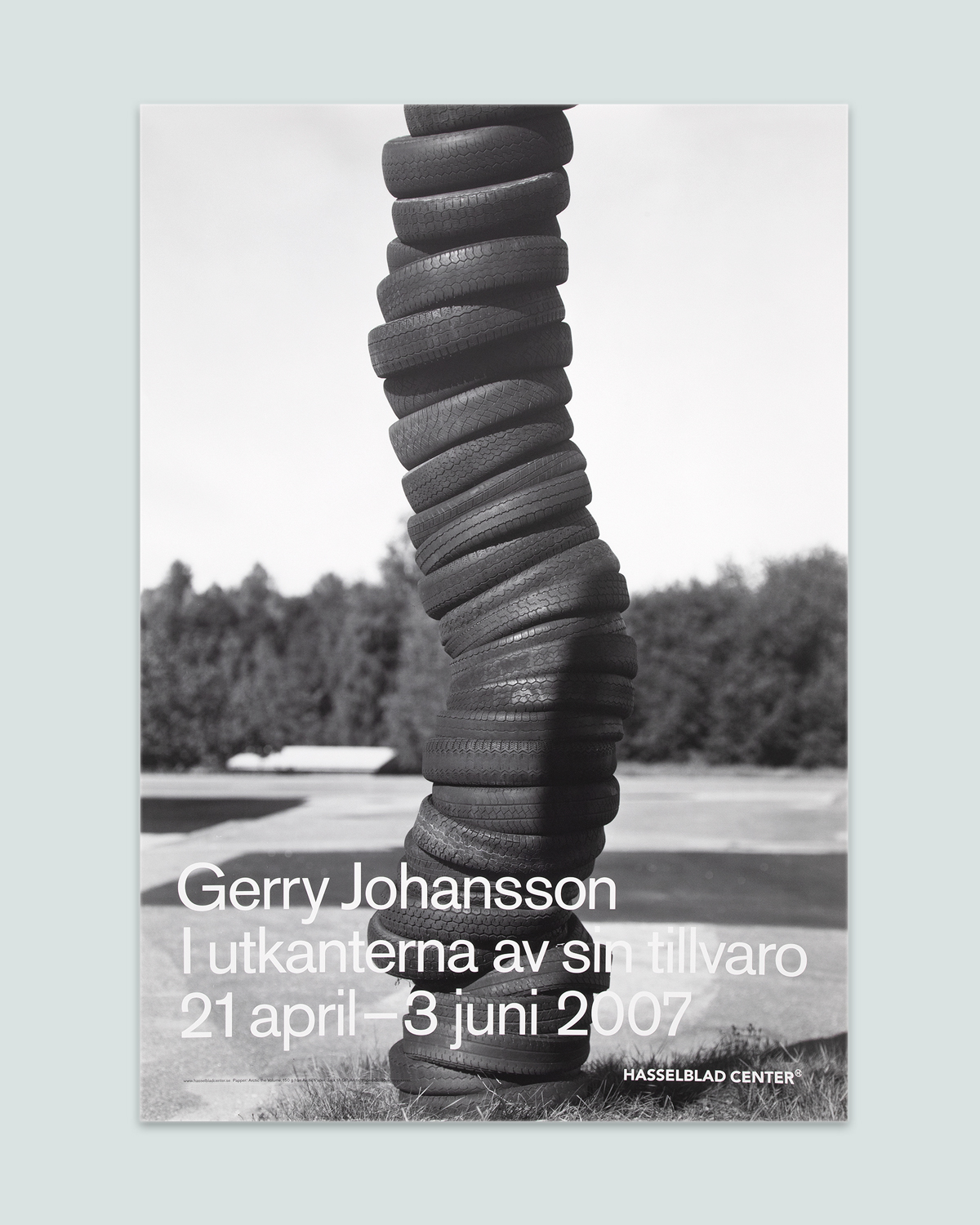 Utställningsaffisch, Gerry Johansson