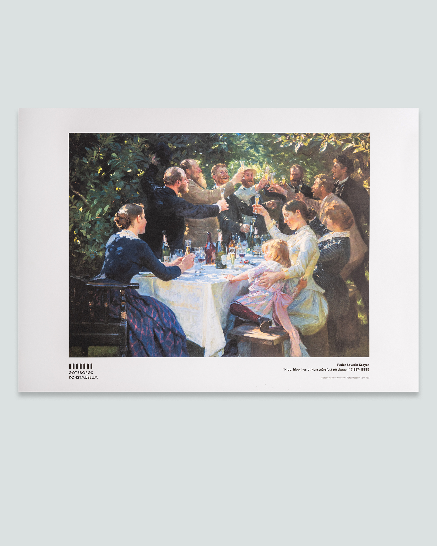 Affisch, PS Kröyer, Hipp hipp hurra