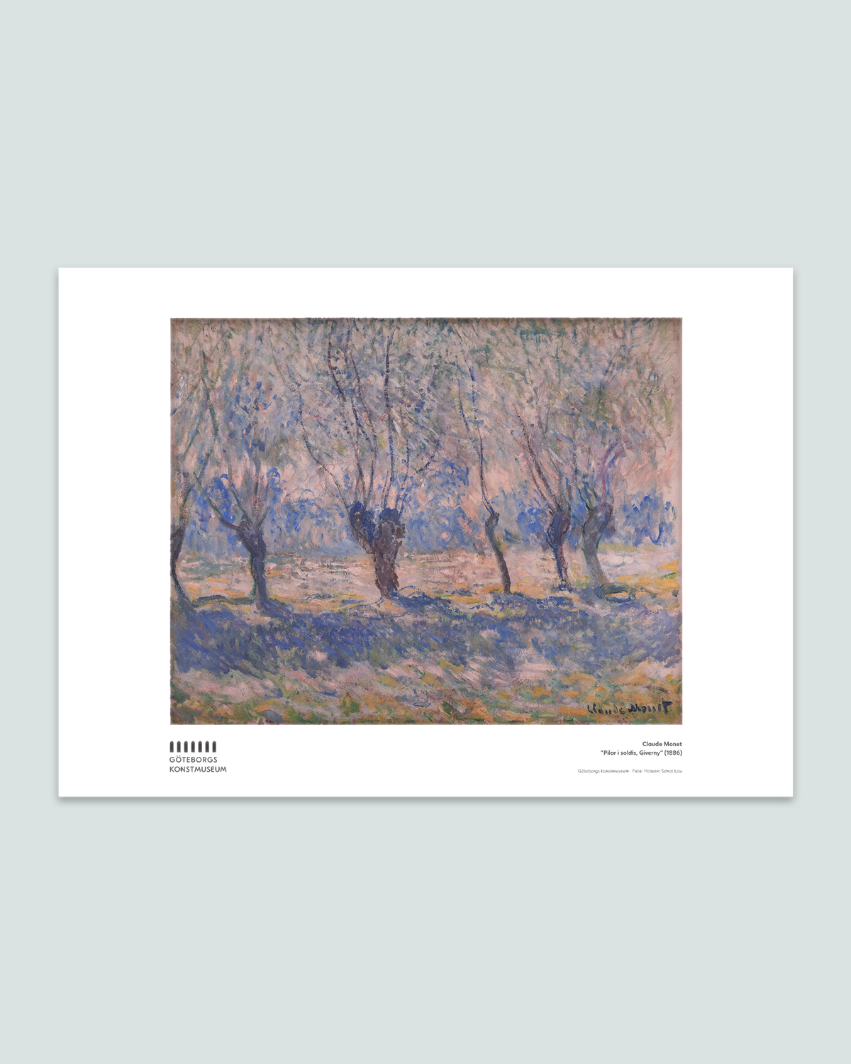 Affisch, Claude Monet, Pilar