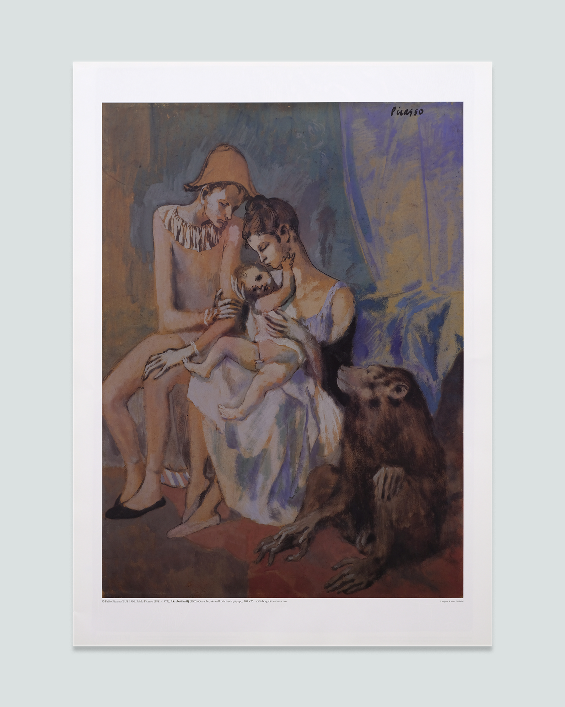 Affisch, Pablo Picasso, Akrobatfamilj