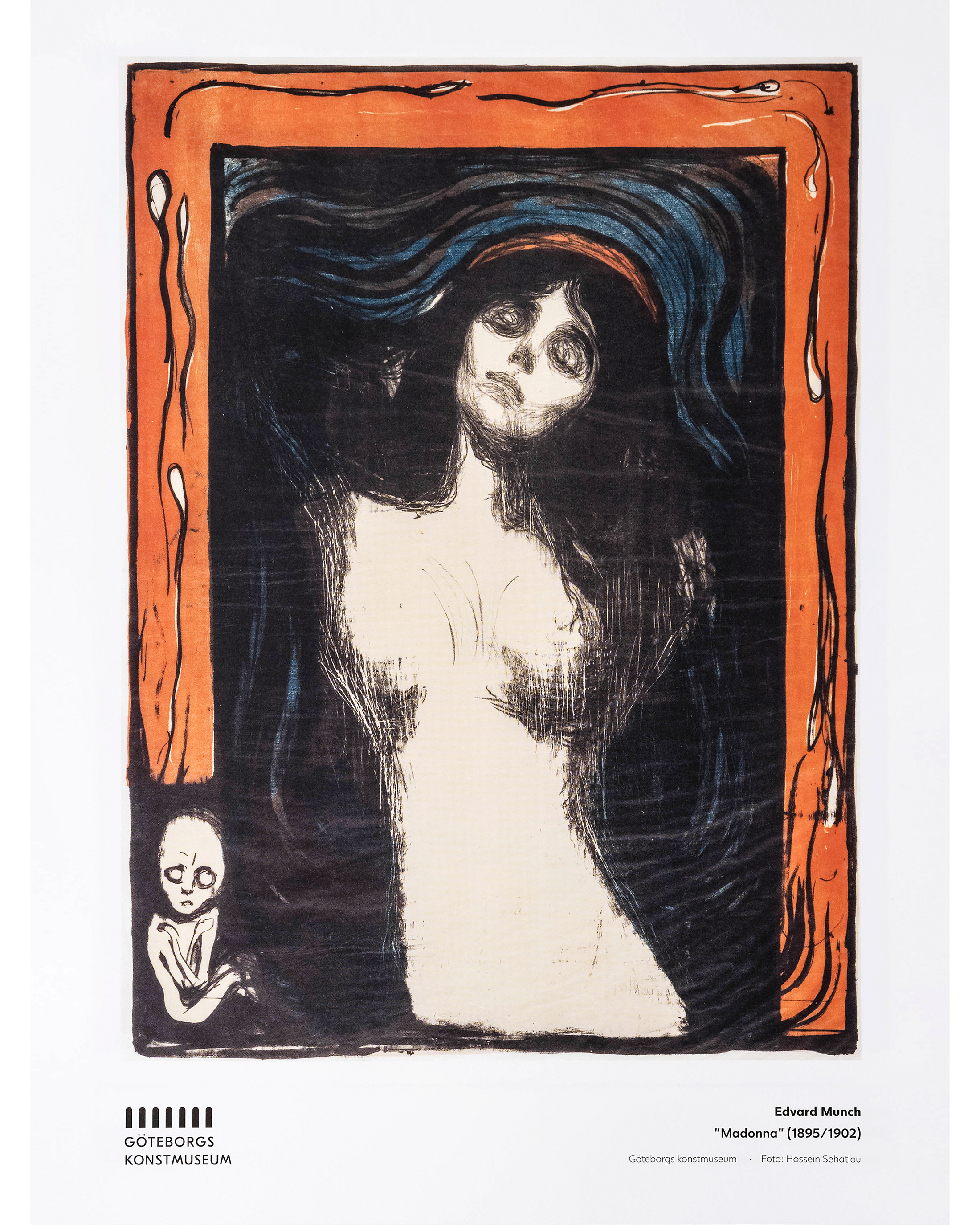 Affisch, Edvard Munch, Madonna