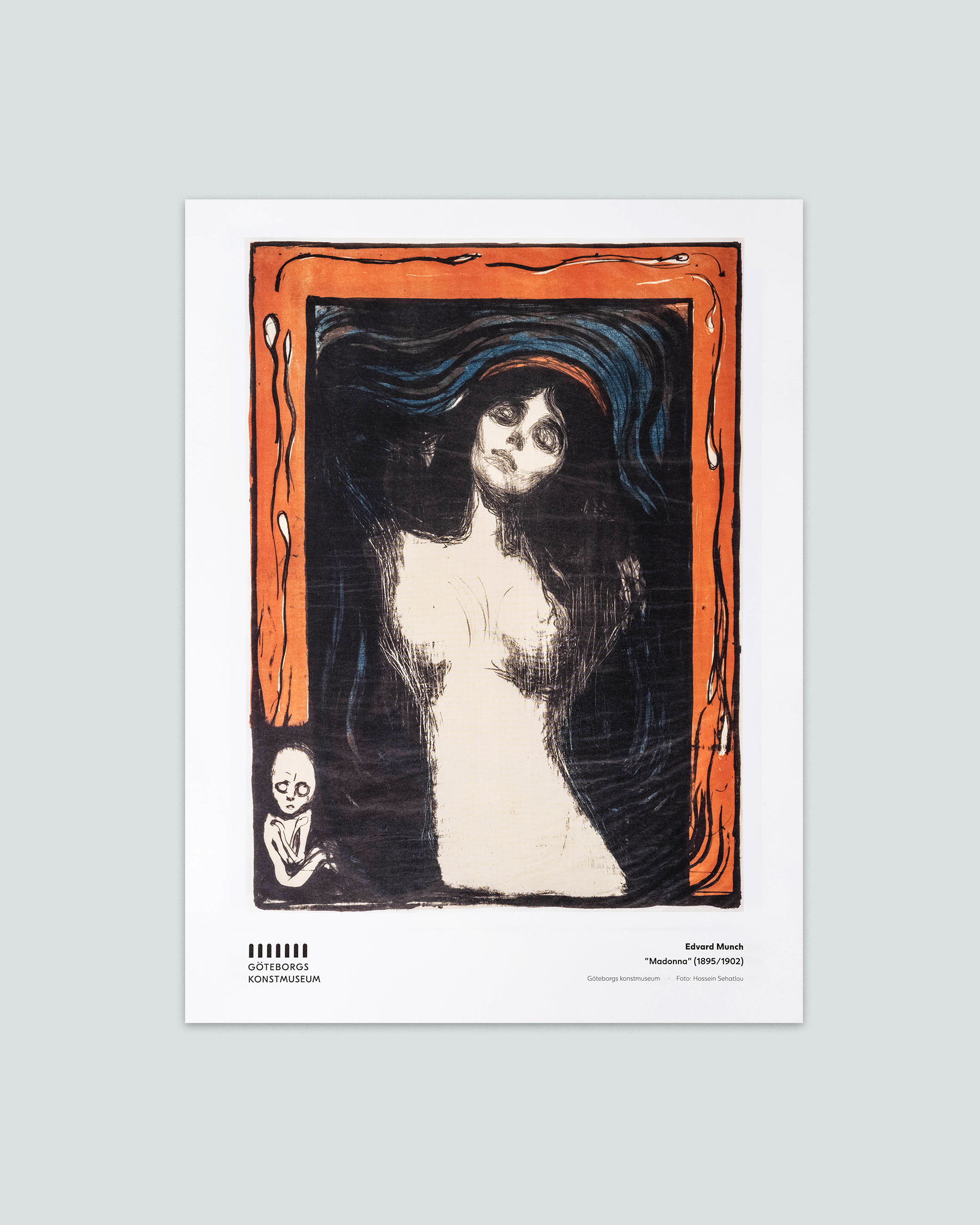 Affisch, Edvard Munch, Madonna