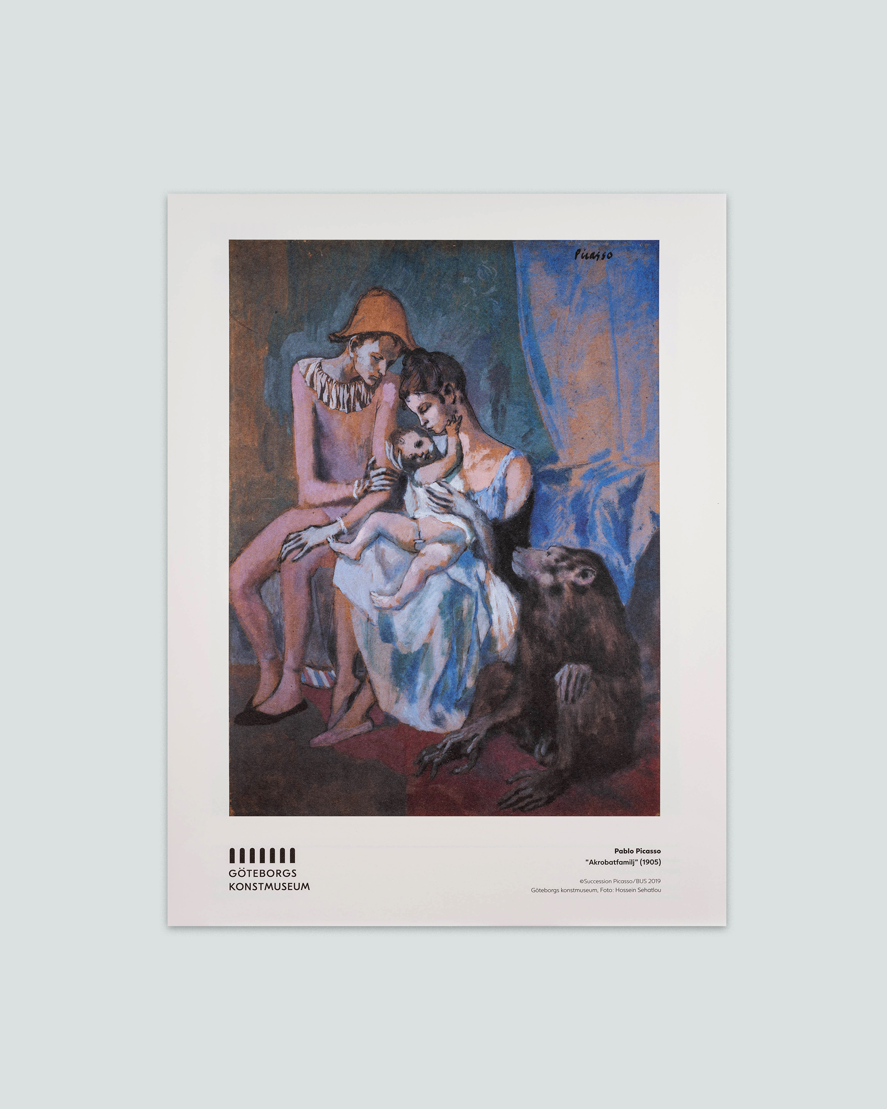 Affisch, Pablo Picasso, Akrobatfamiljen