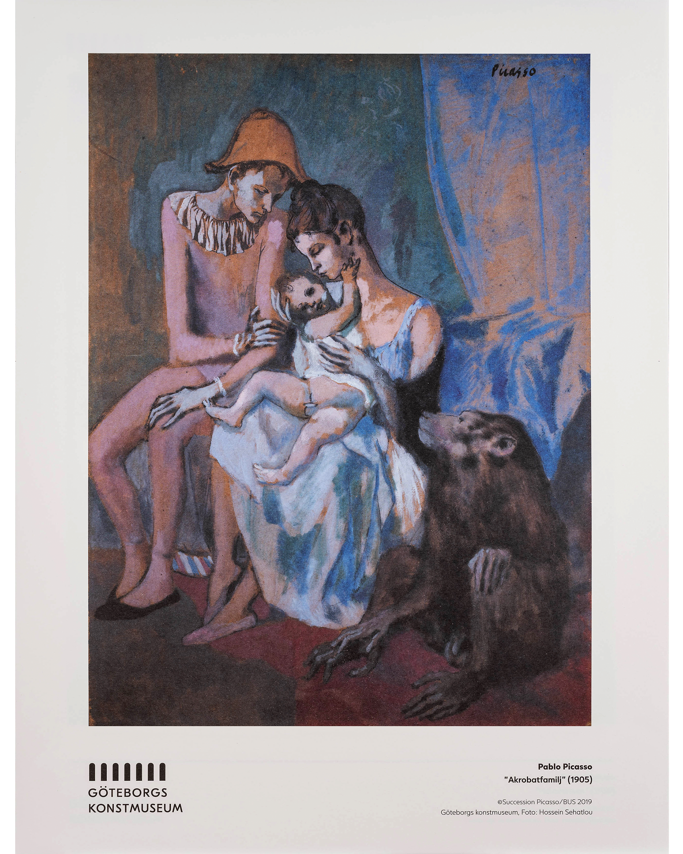 Affisch, Pablo Picasso, Akrobatfamiljen