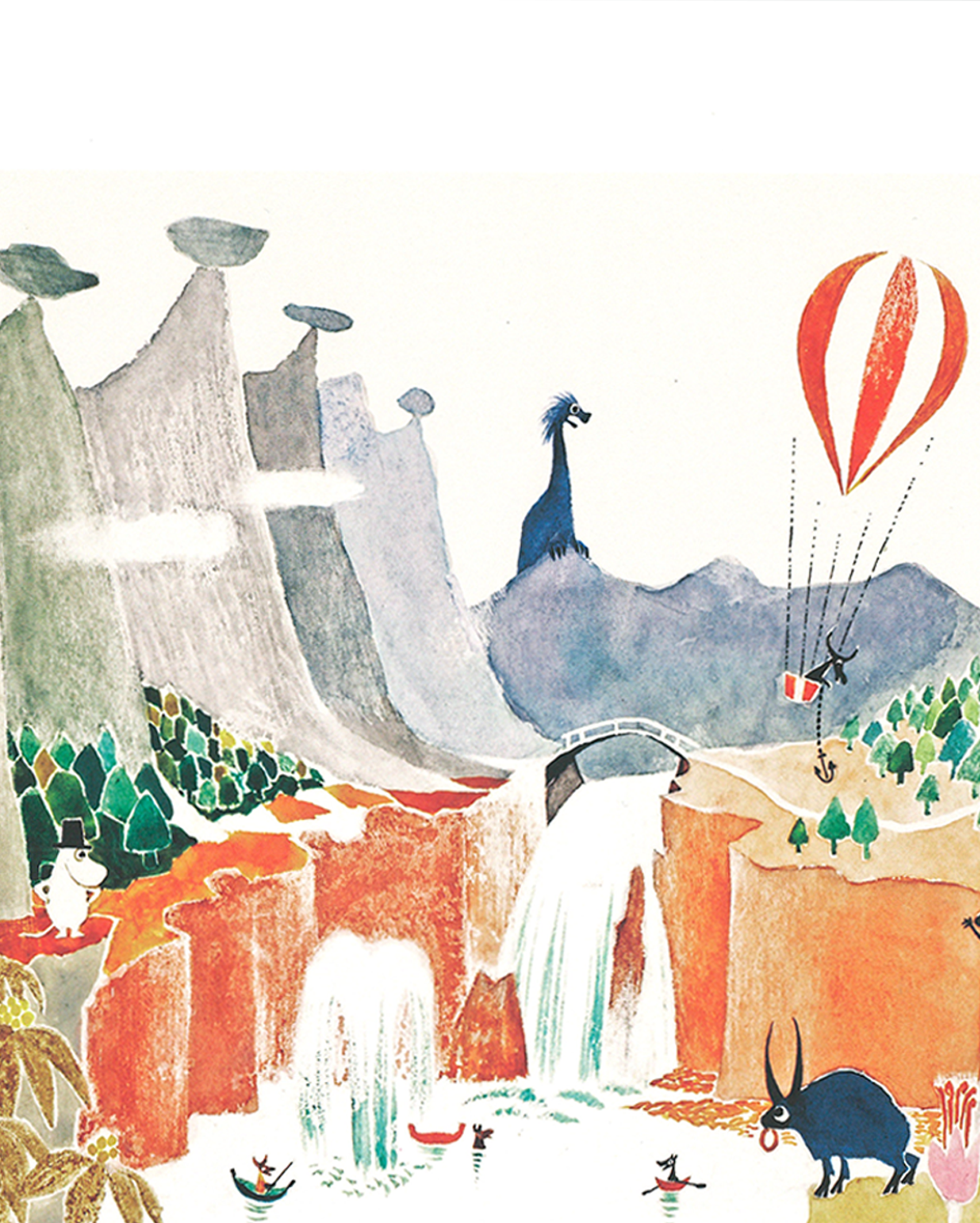 Tryck, Tove Jansson, luftballong 