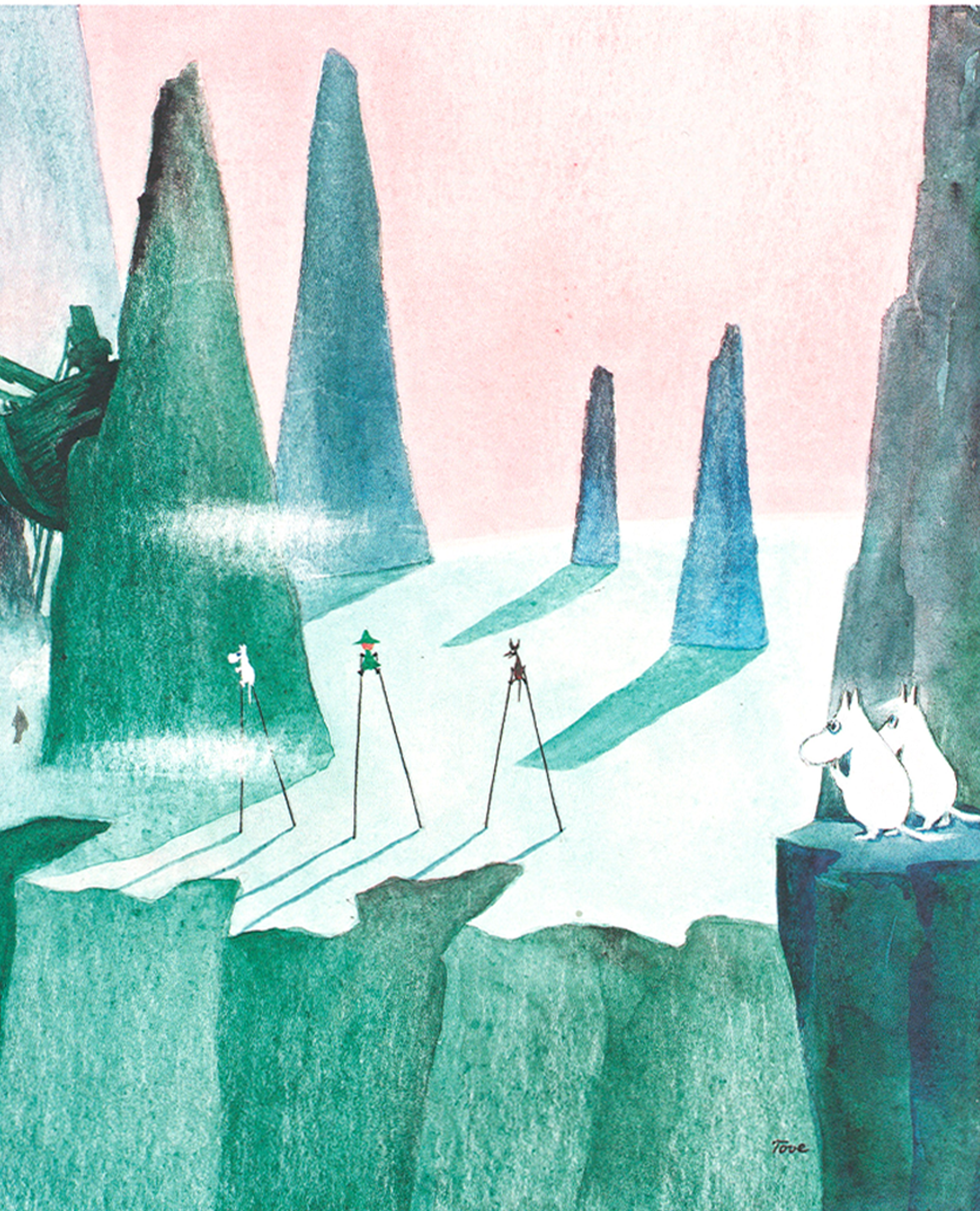Tryck, Tove Jansson, Kometen kommer