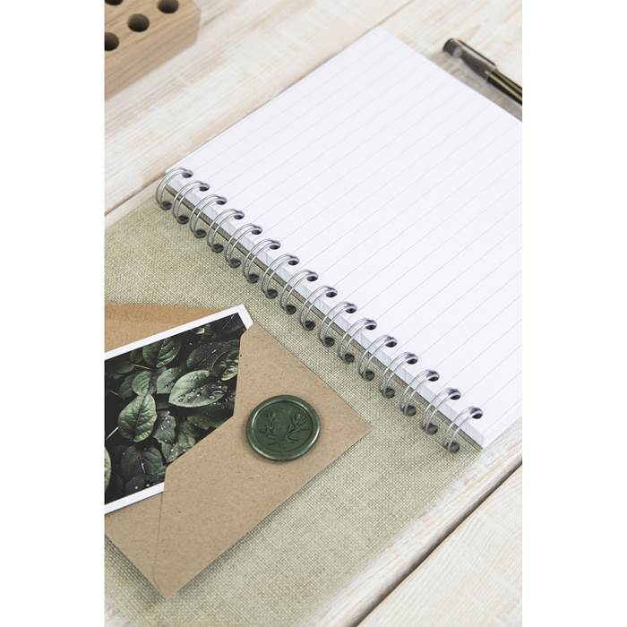 Bok Bigso A5 linj canvas linen - 6