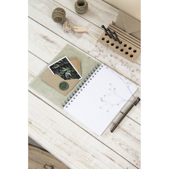 Bok Bigso A5 linj canvas linen - 5