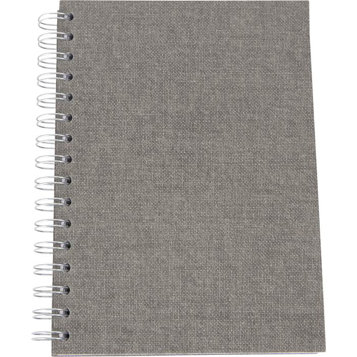 Bok Bigso A5 linj canvas grå - 3