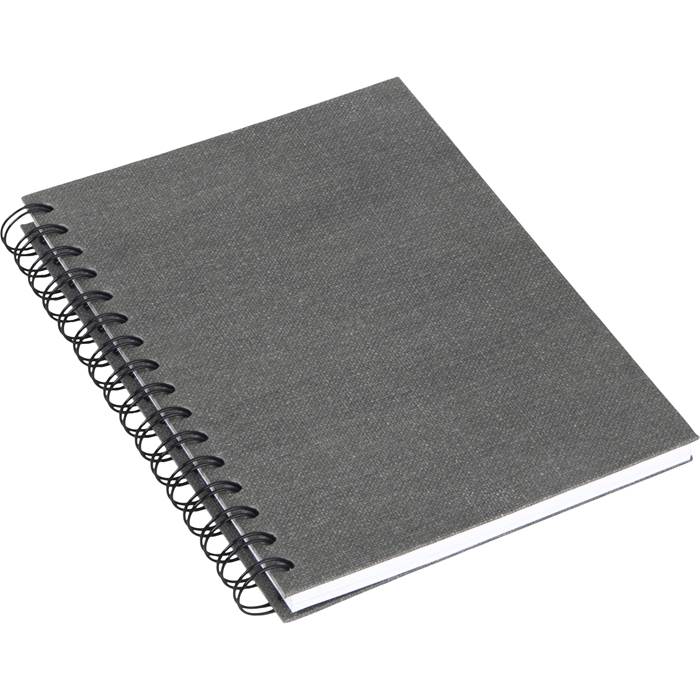 Bok Bigso A5 linj canvas grå - 4