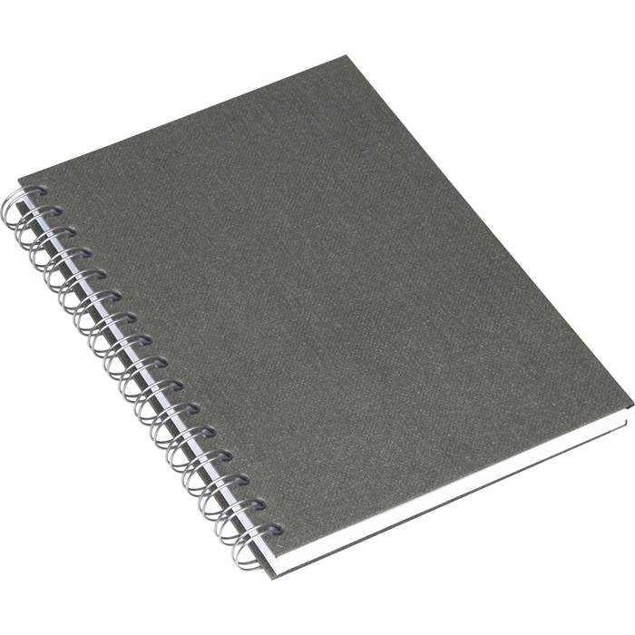 Bok Bigso A5 linj canvas grå - 2