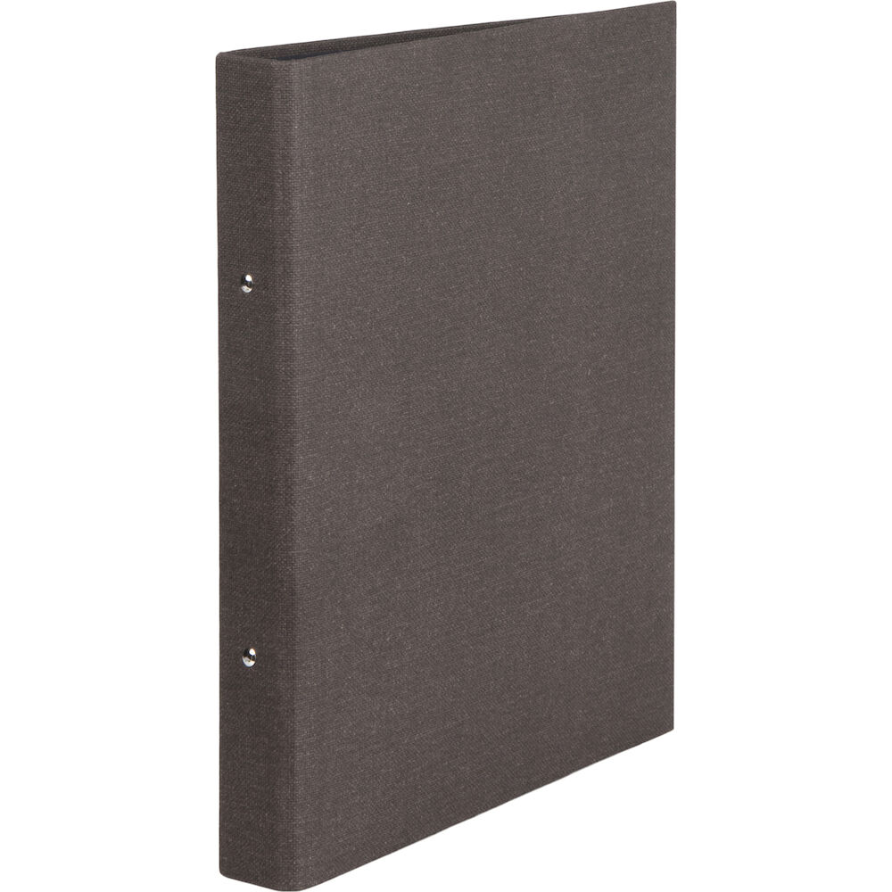 Ringpärm Bigso canvas brun