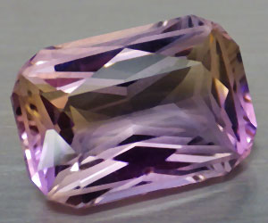 Piedra preciosa de ametrino natural genuina rara de lujo grande de 5,20 quilates - 3
