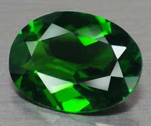 0,98 ct Lujoso diopsido de cromo natural genuino de alta calidad - 3