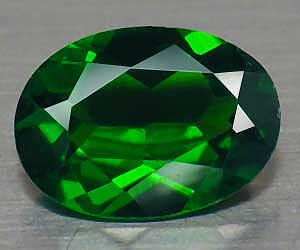 0,98 ct Lujoso diopsido de cromo natural genuino de alta calidad
