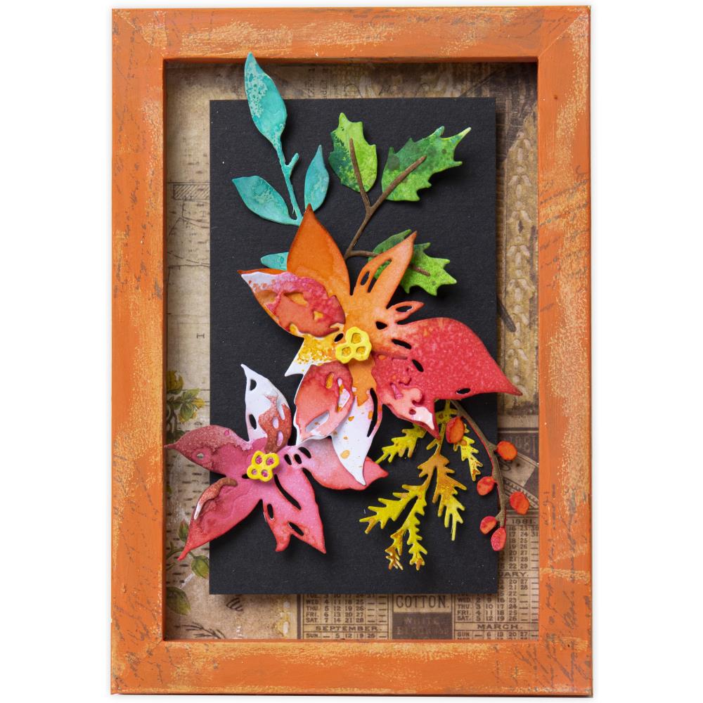 Sizzix - Thinlits Dies - Festive Bouquet - 3