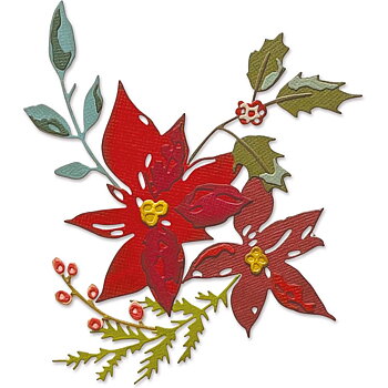 Sizzix - Thinlits Dies - Festive Bouquet