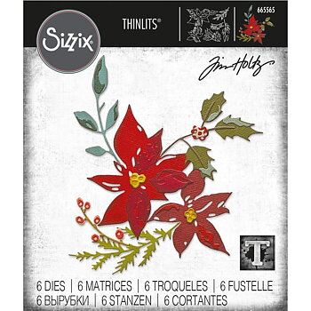 Sizzix - Thinlits Dies - Festive Bouquet