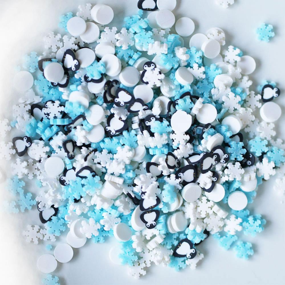 Dress My Craft- Shaker Elements - Penguins & Snowflakes Mix - 2