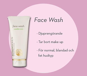 Face wash 100 ml -  Rosenserien