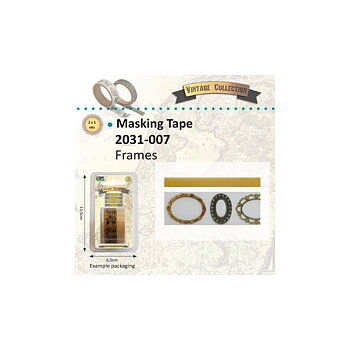 Vaessen Creative • Vintage masking tape 2pcs frames