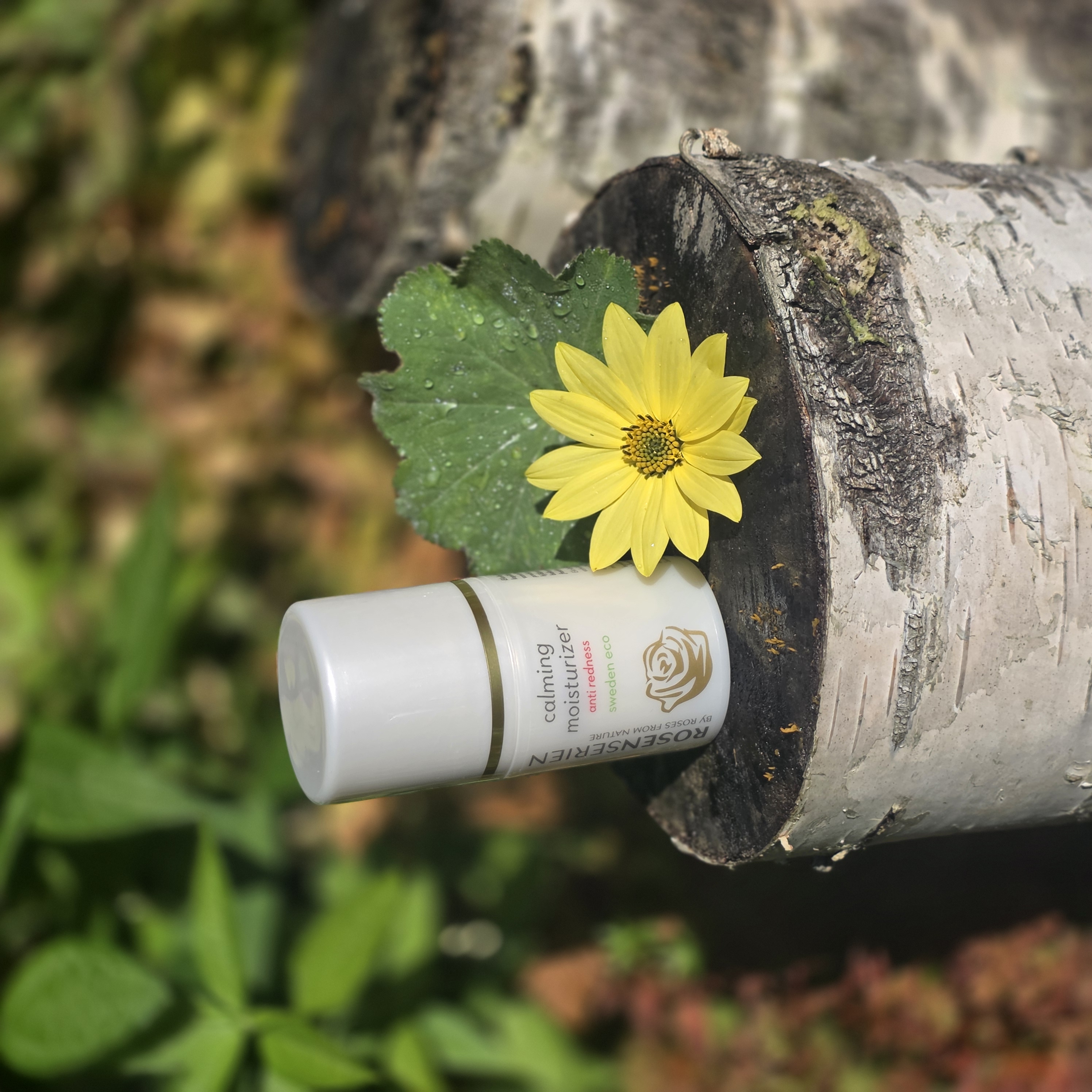 Calming Anti-Redness – rik ansiktskräm för torr, röd & känslig hud – Rosenserien 