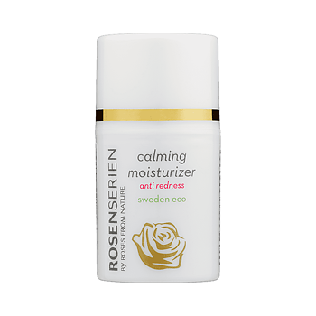 Calming Anti-Redness – rik ansiktskräm för torr, röd & känslig hud – Rosenserien 