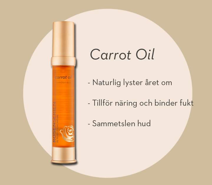 Carrot oil - Ekologisk ansiktsolja
