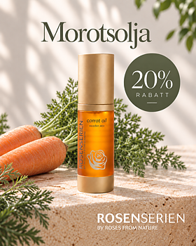 Carrot Oil – rik ansiktsolja för torr hud & lyster – Rosenserien
