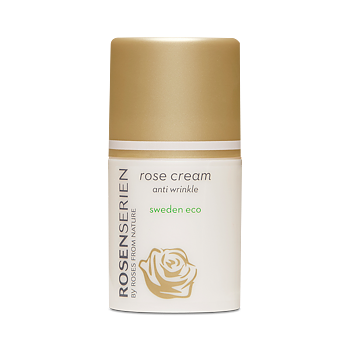 Rose cream anti wrinkle - ekologisk antiagekräm 50 ml -  Rosenserien