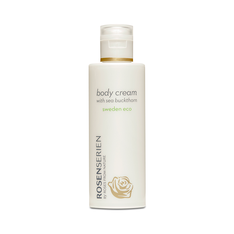 Body cream with sea buckthorn - Ekologisk Kroppskräm med havtorn 200ml -  Rosenserien