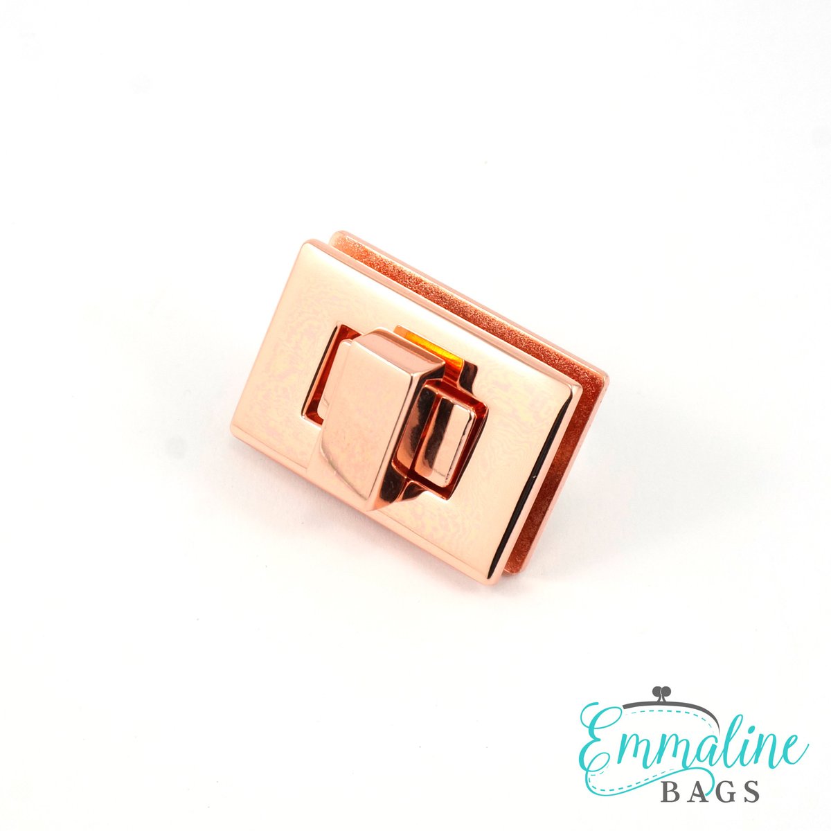 Rectangular Bag Lock - Copper - Emmaline 