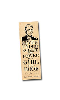Fly Paper Products : RBG Never underestimate the power - Bokmärke i trä 