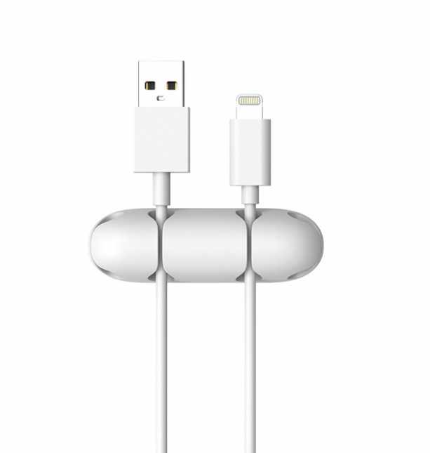 2-Pack - Kabelhållare – Effektiv Förvaring för Fyra Kablar