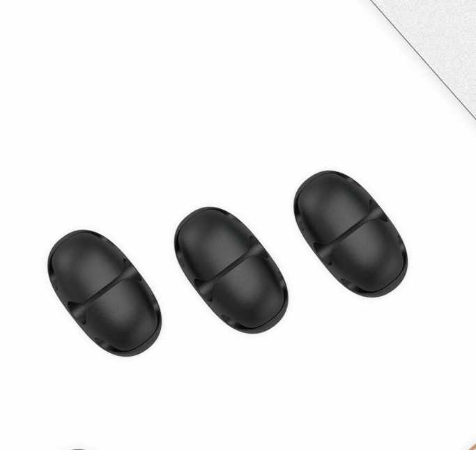 2-Pack - Kabelhållare  Tre Kablar – Effektiv Sladdorganisation för Ditt Hem eller Kontor! - 4