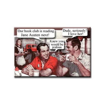 Fly Paper Products : The Jane Austen Book Lovers Fridge Magnet - Kylskåpsmagnet
