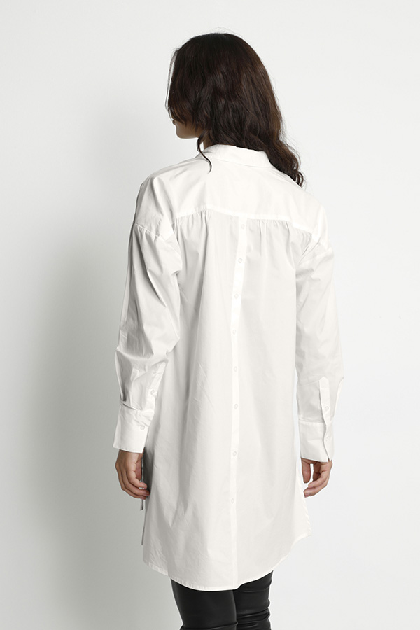 Culture - Antoinett Long Shirt Spring Gardenia - 8