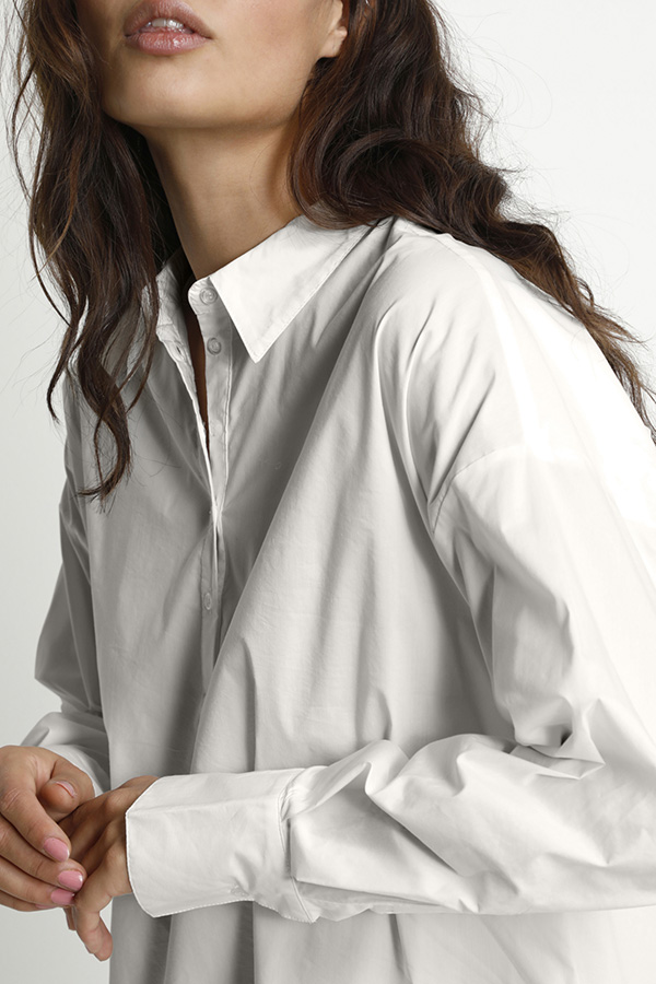 Culture - Antoinett Long Shirt Spring Gardenia - 6