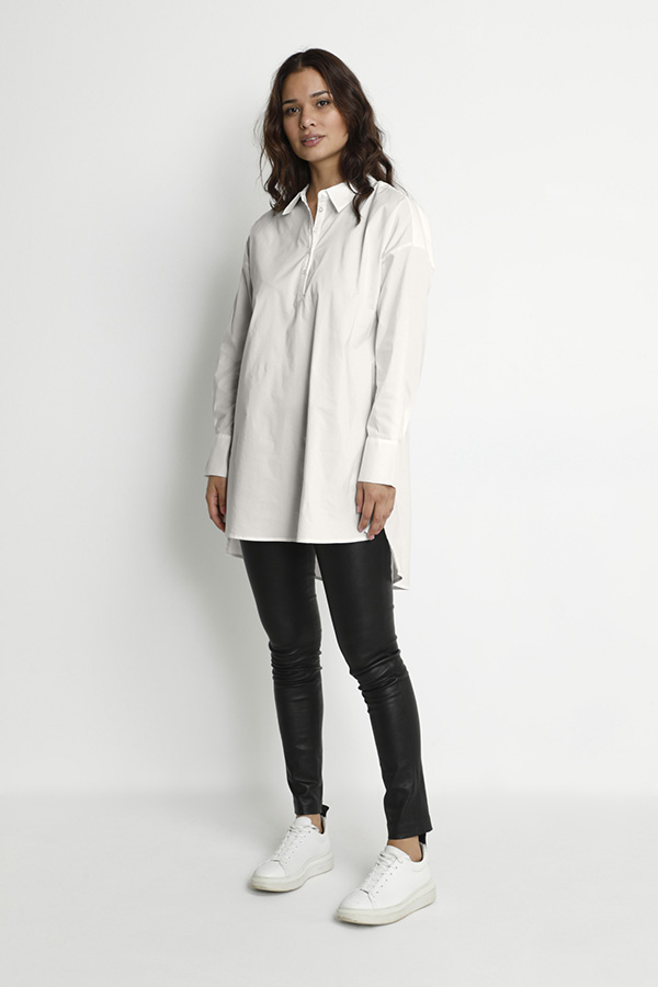 Culture - Antoinett Long Shirt Spring Gardenia - 7