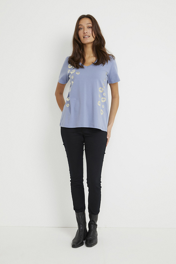 Culture - Gith New V-neck T-shirt Infinity - 5